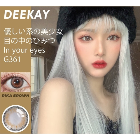 （敏感眼專用）DEEKAY Rika G361（矽水凝膠）