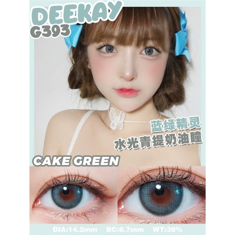 （敏感眼專用）DEEKAY Cake G391 392 393（矽水凝膠）