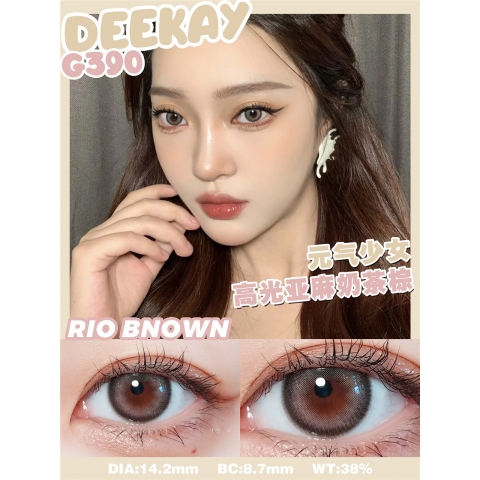 （敏感眼專用）DEEKAY Rio G389 390（矽水凝膠）