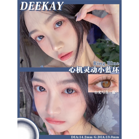 （敏感眼專用）DEEKAY Ring G384 370 371 372（矽水凝膠）