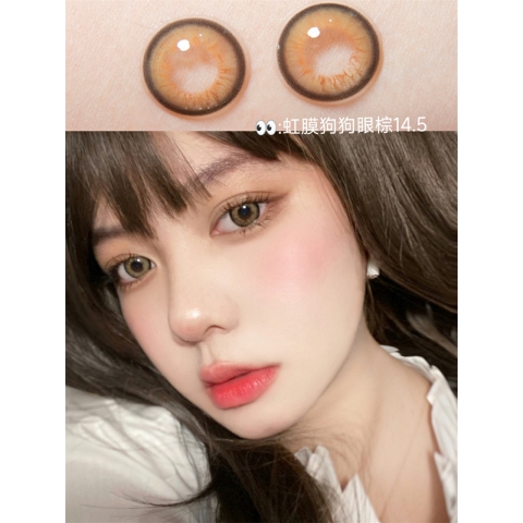 BABOLENS 虹膜狗狗眼棕（矽水凝膠）